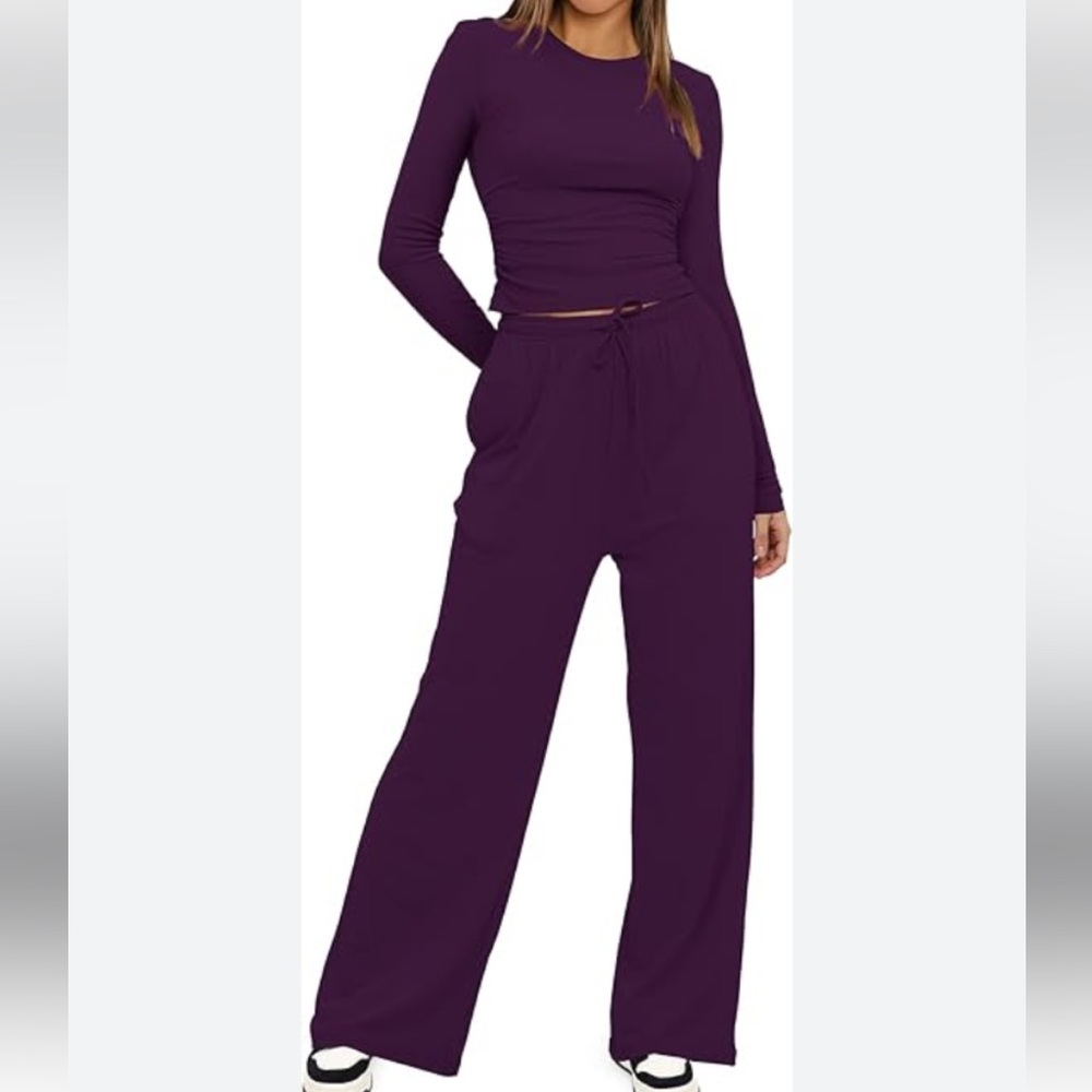 Darong Women’s Two-Piece Outfit | purple | S